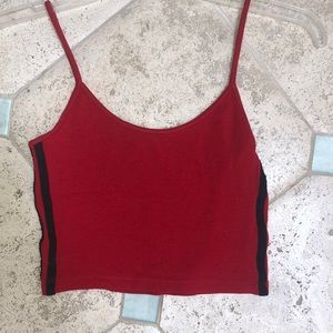 red brandy melville tank top